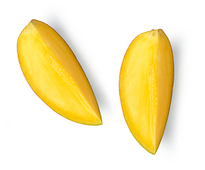 Image showing fresh mango fruit slices