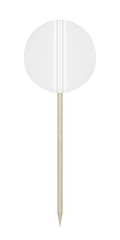 Image showing White round toothpick flag