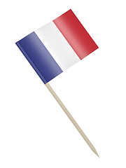 Image showing French flag toothpick