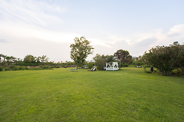 Image showing tropical luxury resort