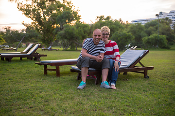 Image showing young couple enjoying vacation