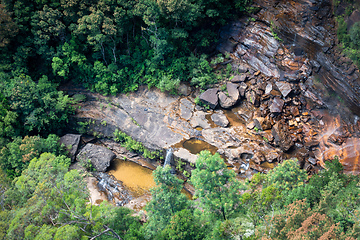 Image showing waterfall at the Blue Mountains Australia