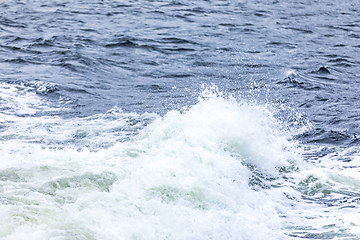 Image showing stormy ocean scenery background