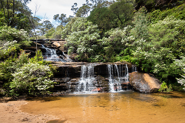 Image showing waterfall at the Blue Mountains Australia