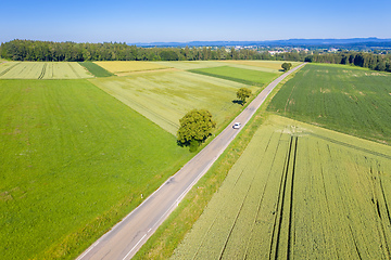 Image showing countryside road in south Germany