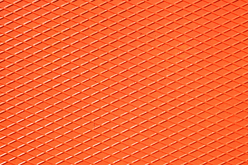 Image showing an orange diamond metal plate