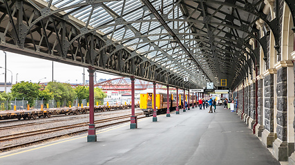 Image showing railway station of Dunedin south New Zealand