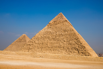 Image showing Pyramids at Giza Cairo Egypt