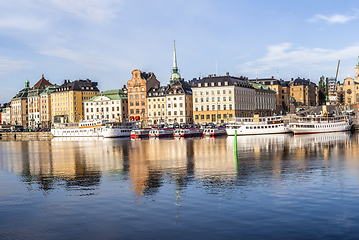 Image showing Stockholm daylight skyline panorama