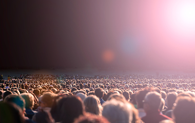 Image showing Large crowd of people