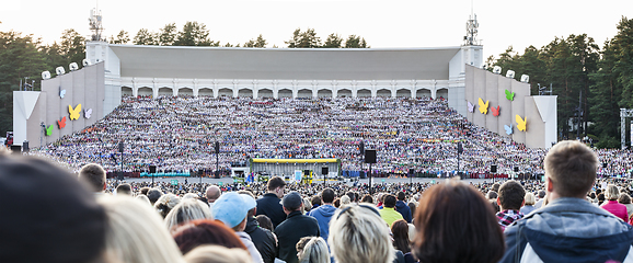 Image showing The Latvian National Song and Dance Festival Grand Finale concer