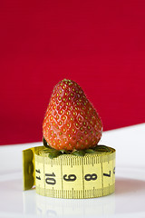 Image showing Strawberry in a plate