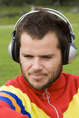 Image showing enjoying good music