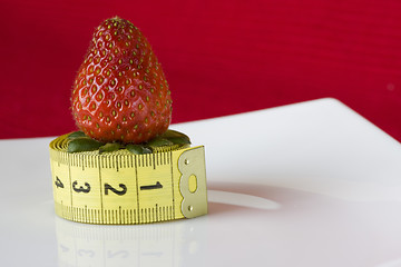 Image showing Strawberry in a plate