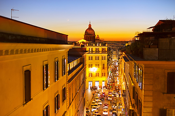 Image showing Old Town street of Rome