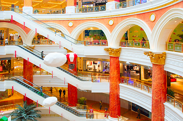 Image showing Shopping mall interior, Shanghai, China