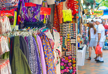 Image showing People at Chinatown market, Singapore