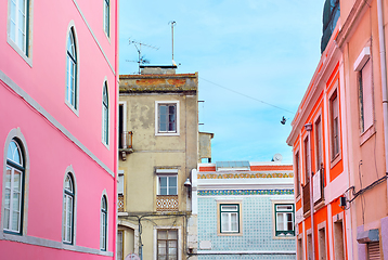 Image showing Lisbon colorful streets, Portugal