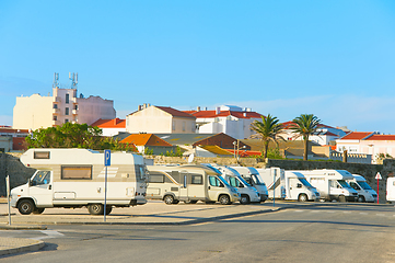 Image showing Camping car parking