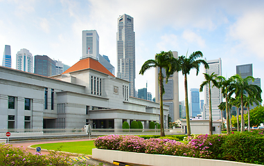 Image showing Parliament building of Singapore