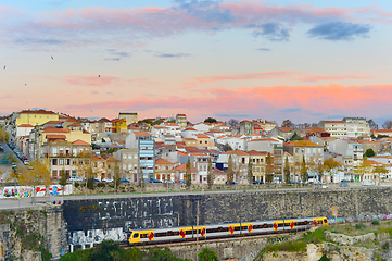 Image showing Train trip to Porto, Portugal