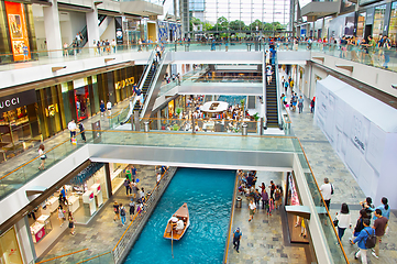 Image showing Shopping mall Marina Bay. Singapore
