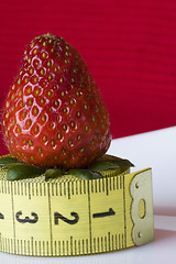 Image showing Strawberry in a plate