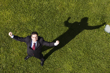 Image showing The shadow of success