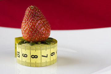 Image showing Strawberry in a plate