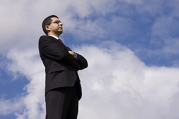 Image showing Powerful businessman