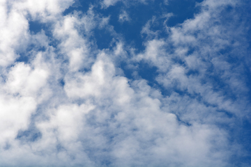 Image showing blue sky with cloud