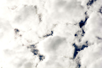 Image showing blue sky with cloud