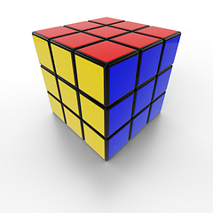 Image showing rubik\'s cube puzzle solution symbol