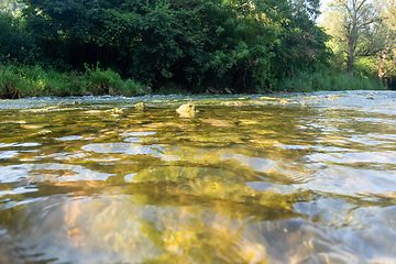 Image showing outdoor river Neckar water scenery