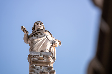 Image showing statue at Cathedral Milan Italy