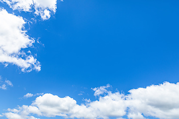 Image showing blue sky with clouds