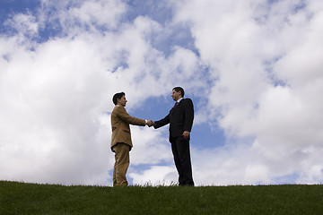 Image showing Businessman deal