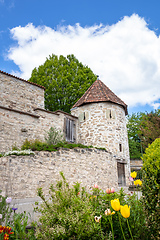 Image showing Fortified church at Bergfelden south Germany