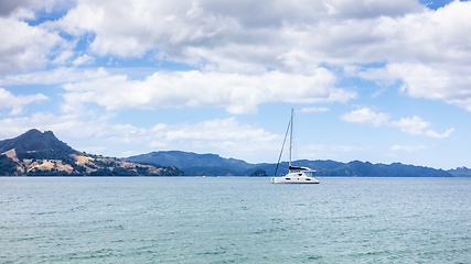 Image showing ocean view at New Zealand Coromandel