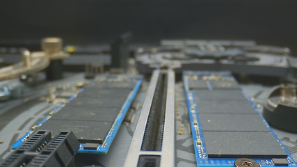 Image showing Solid state drives with camera push in