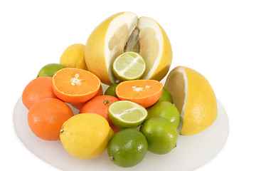 Image showing Fruits on a plate