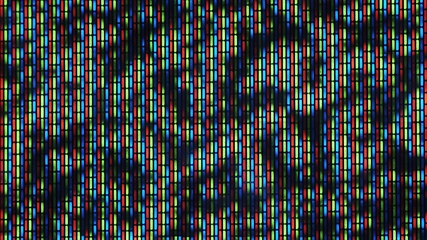 Image showing Macro shot of TV LCD matrix