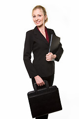 Image showing Blond business woman