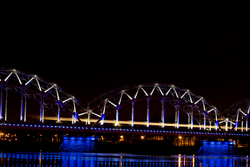 Image showing Riga Railway bridge