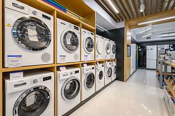 Image showing Interior of premium domestic appliance store