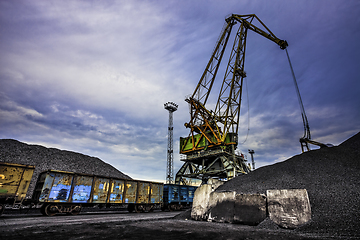 Image showing Port Crane in Coal Port