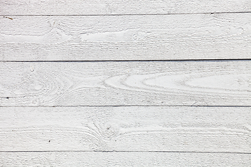 Image showing White rustic wooden planks background