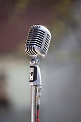 Image showing Vintage microphone