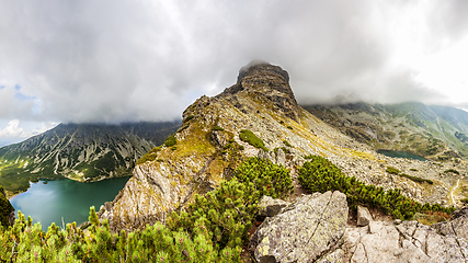 Image showing View from Krab in Tatra Mountains, Poland, Europe.