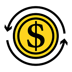 Image showing Cash Back Coin Icon